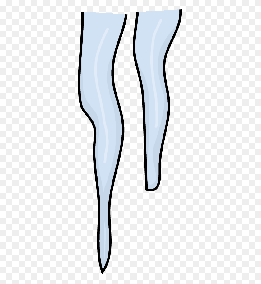 338x854 Icicle PNG