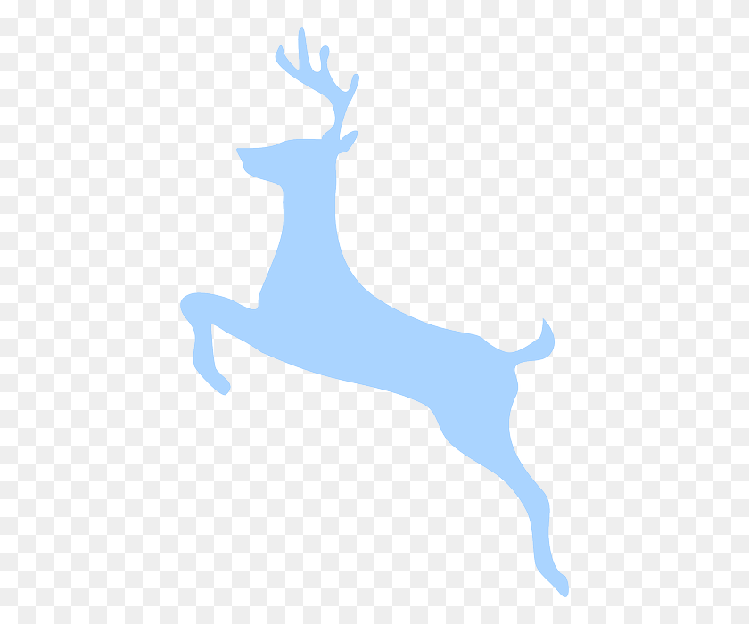 436x640 Jumping Deer Clipart