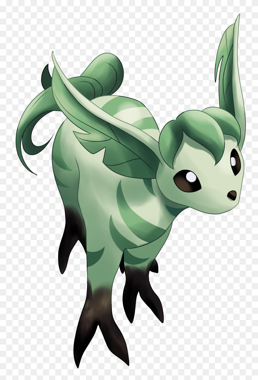 1389x2094 Leafeon Png