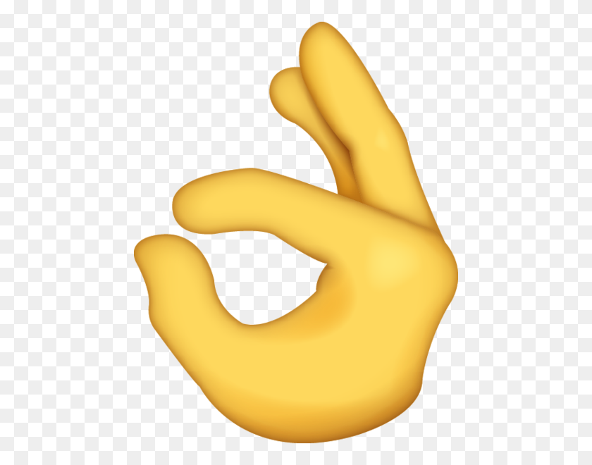 460x600 Ok Hand Emoji PNG