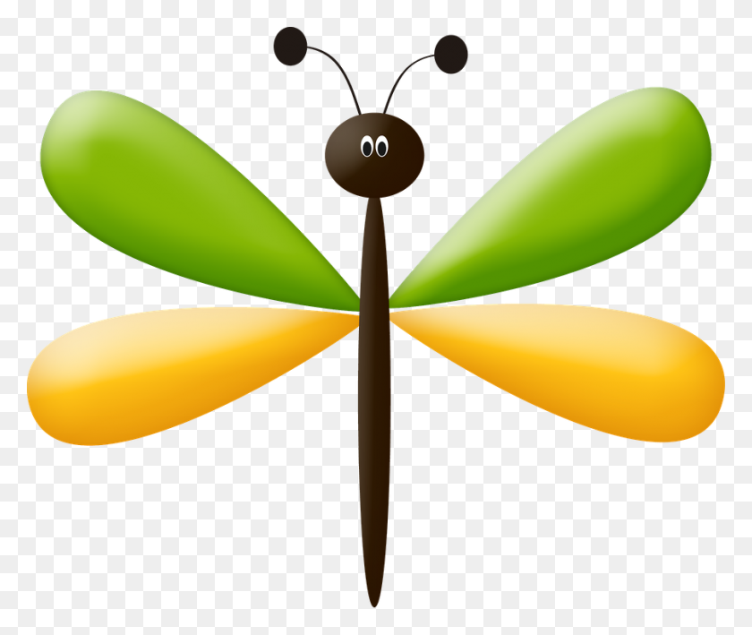 900x749 A - Dragonfly Clipart Images