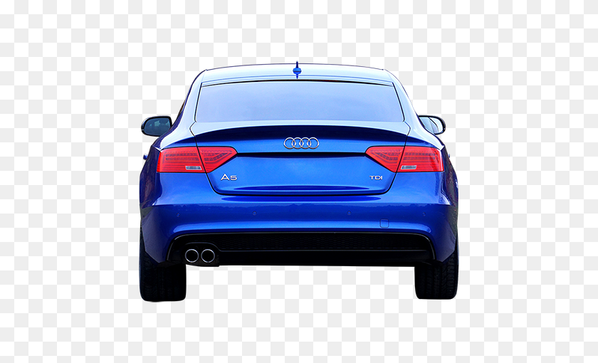 450x450 A Blue Audi In A Parking Spot Photo With Background Removed - Audi PNG