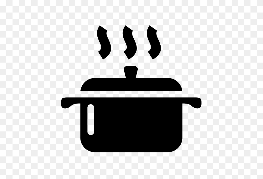 512x512 A, Boiling, Pot Icon With Png And Vector Format For Free Unlimited - Boiling Pot Clipart