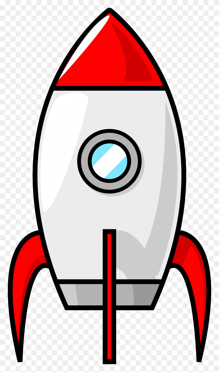 1372x2400 Un Cohete Lunar De Dibujos Animados - Rocketship Png