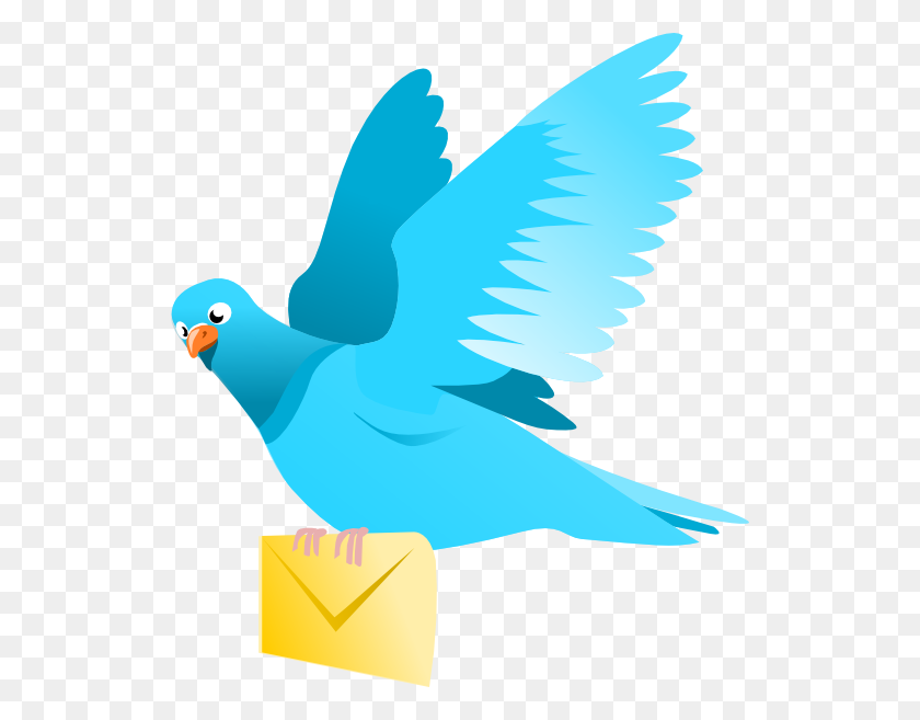 528x597 Летучий Голубь, Доставляющий Сообщение Картинки - Bird In Flight Клипарт