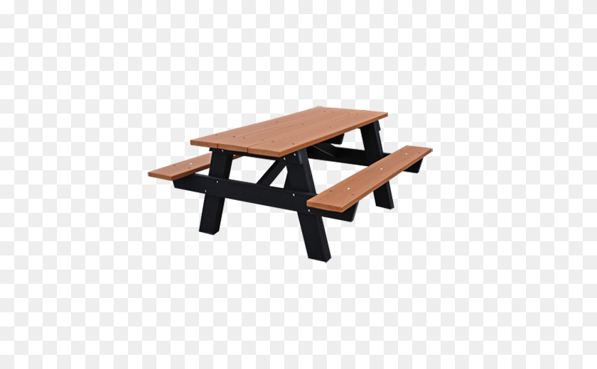 460x460 A Frame Recycled Plastic Picnic Table - Picnic Table PNG