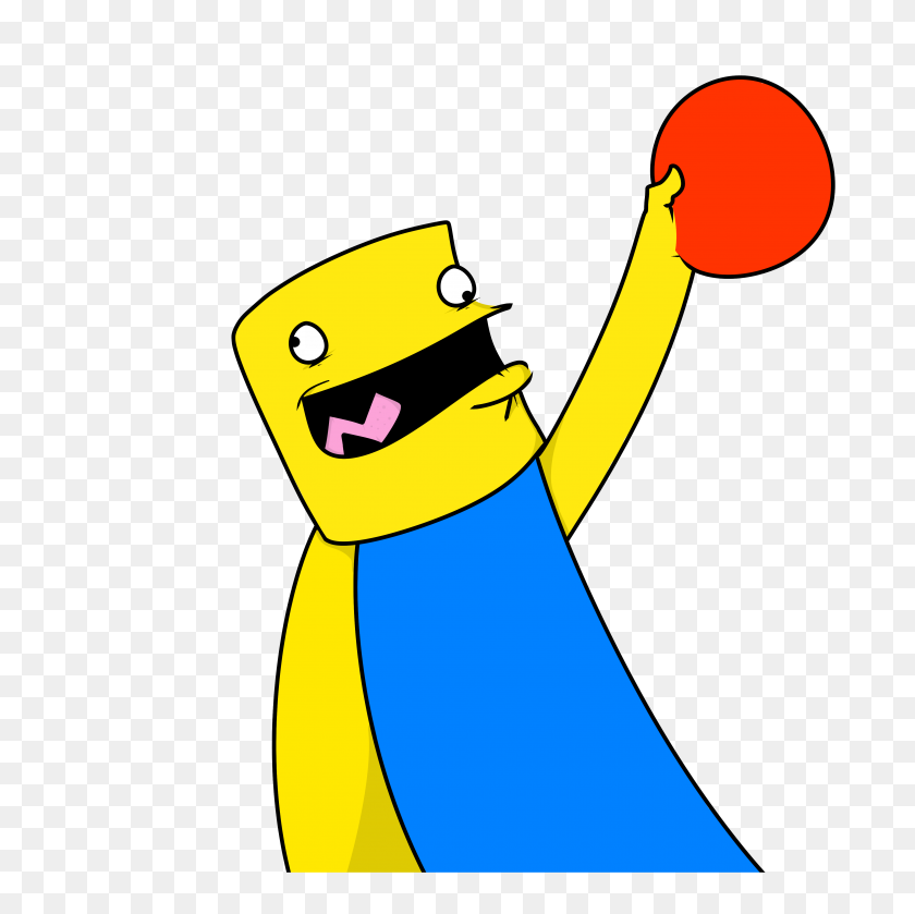 4000x4000 A Friend Of Mine Drew This For My Roblox Dodgeball Game Roblox - Roblox PNG