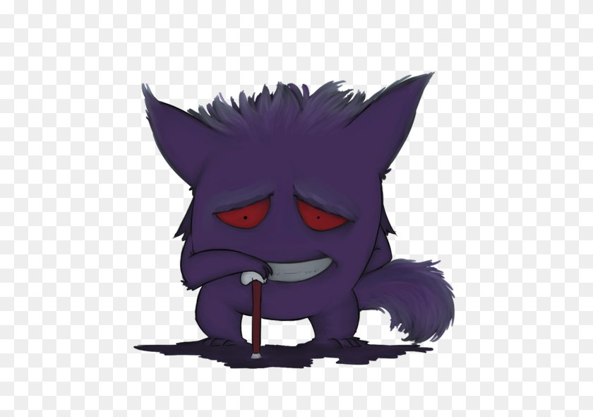 468x530 A Gastly Past! Gengar Through The Ages! - Gengar PNG