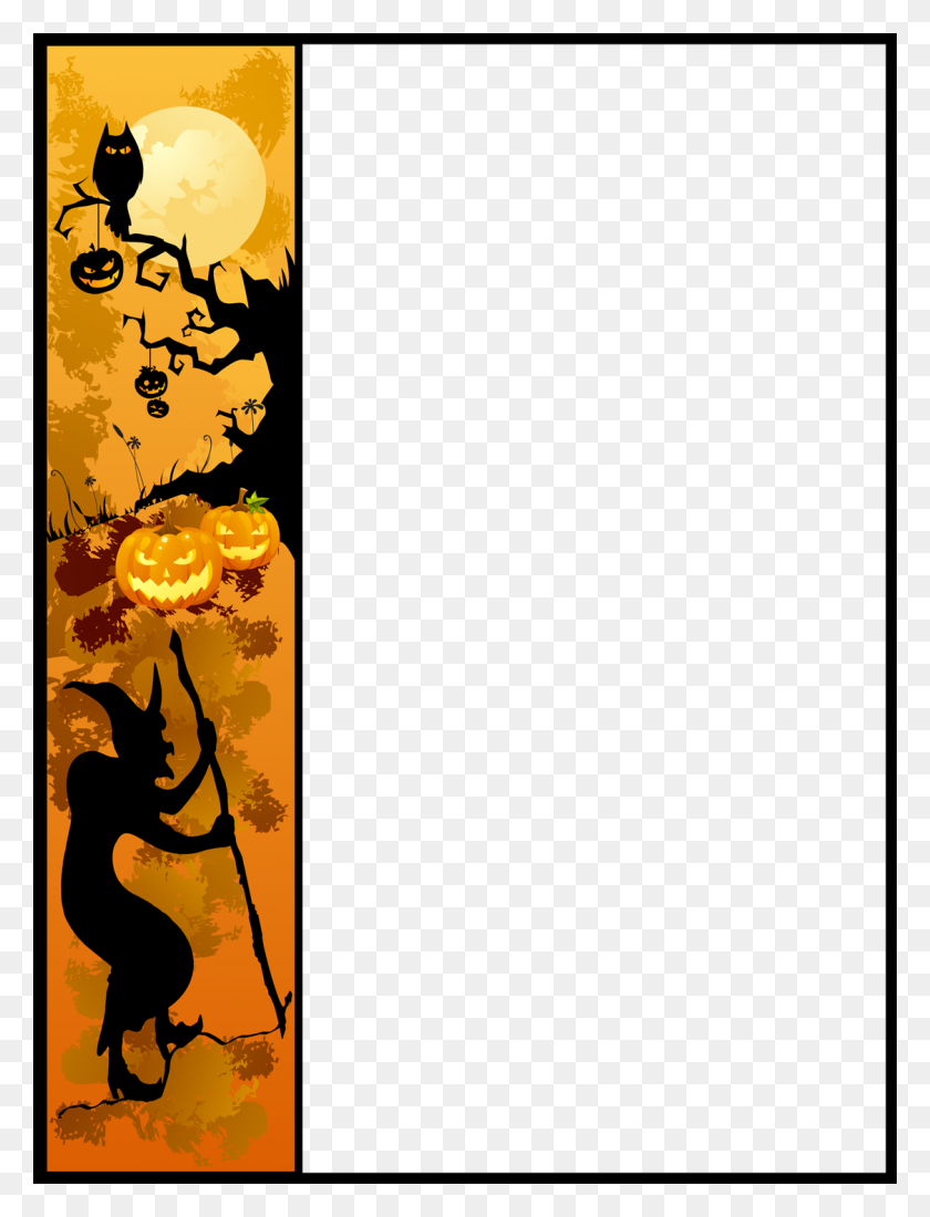 1125x1500 A Halloween - Page Divider Clipart