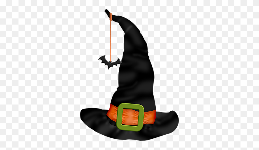 320x428 A Halloween Day Element Scrap And Tubes - Witchs Hat Clipart