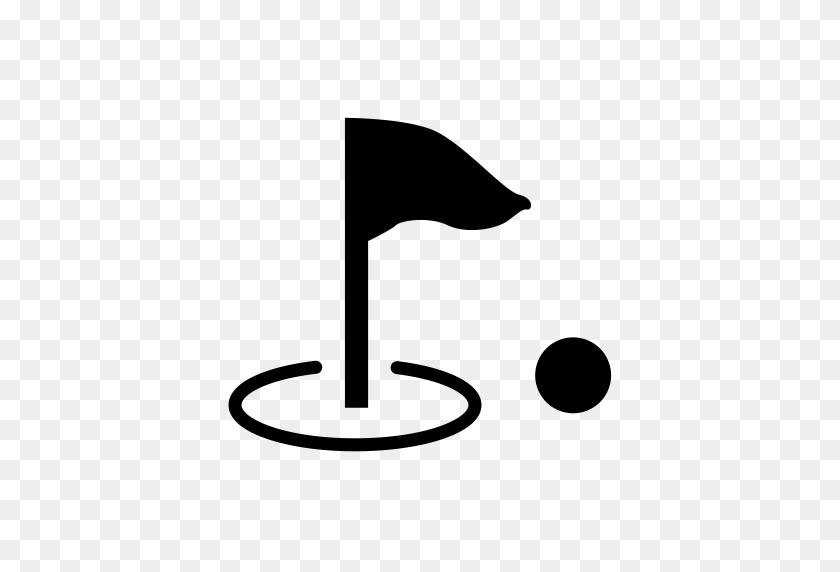 512x512 A Hole In A Golf Course, A, Copy Icon With Png And Vector Format - Golf Hole Clip Art