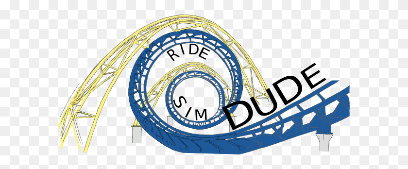 600x288 Un Logotipo Con Derechos De Autor Para Ride Sim Dude Clipart - Ride Clipart