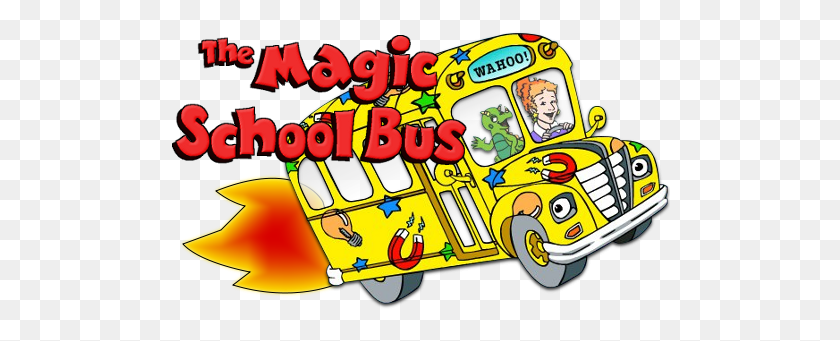 500x281 Новый Улучшенный Школьный Автобус Magic! Наука - Волшебный Школьный Автобус Клипарт