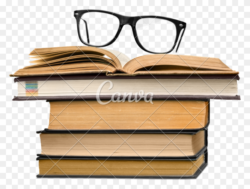 800x589 A Pile Of Old Books - Old Book PNG
