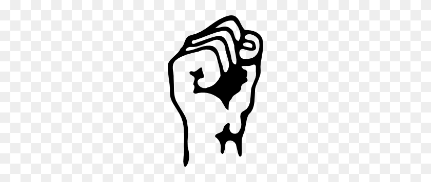 186x296 A Raised Fist Png, Clip Art For Web - Sloth Clipart Black And White