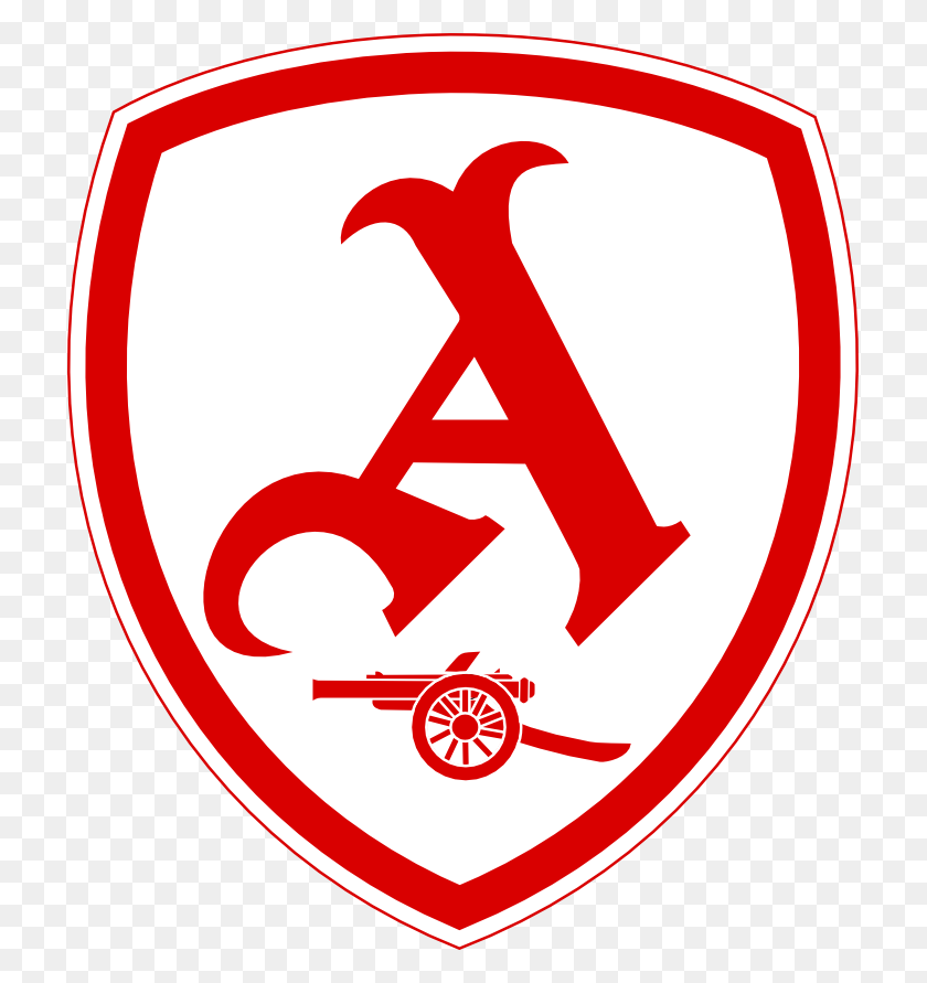 717x831 A Re Design Of The Arsenal Badge Using Elements Of Old Badges - Arsenal Logo PNG