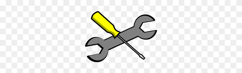 275x196 A Screwdriver Large Clipart, A Screwdriver Design - Wrench Clipart PNG
