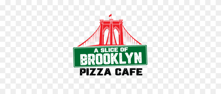 300x300 Кусочек Пиццы В Бруклине Вкус Нью-Йорка - Спагетти И Фрикадельки Клипарт