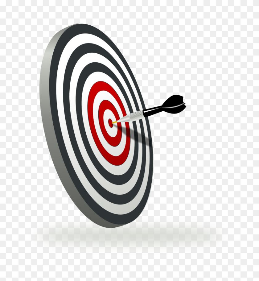 824x900 A Target With A Dart Png Clip Arts For Web - Dart PNG