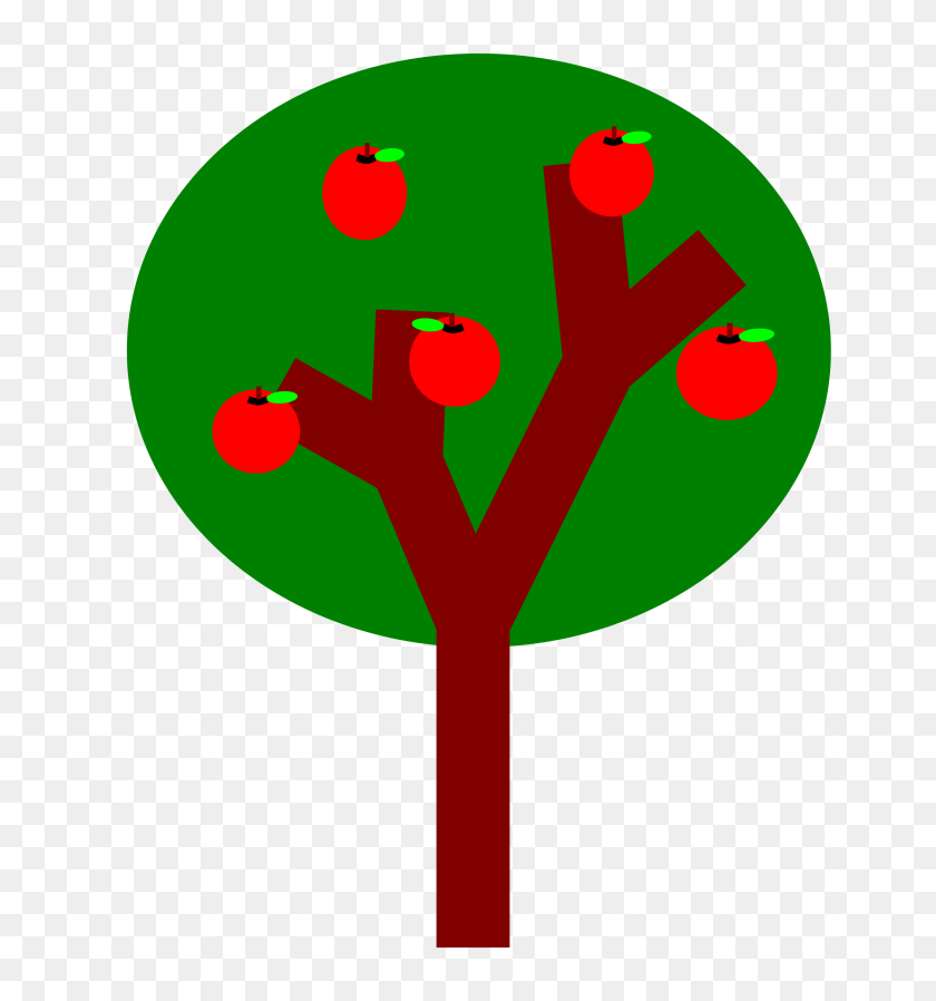 2232x2400 Png Дерево С Яблоками Клипарт