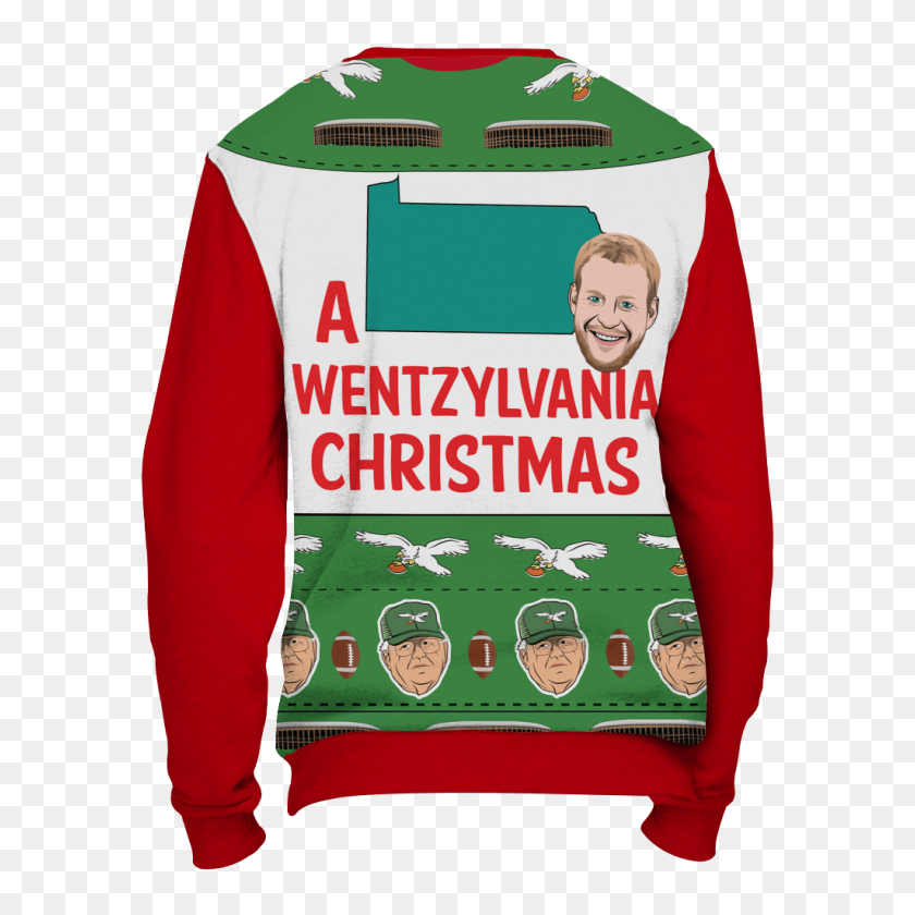 1024x1024 Una Sudadera Roja De Navidad Fea De Wentzylvania Christmas - Ugly Christmas Sweater Png