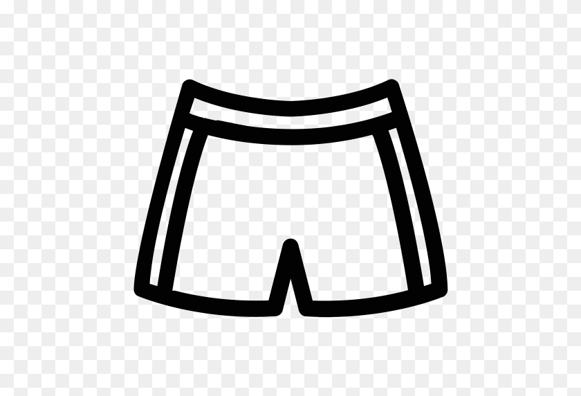 512x512 Un Icono De Pantalones Cortos, Pantalones Cortos, Pantalones Cortos De Baño Para Mujer Con Png Y Vector - Pantalones Cortos Png