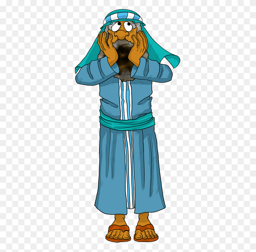 347x768 Aaron, Brother Of Moses The First High Priest This Picture - Moses And Pharaoh Clipart