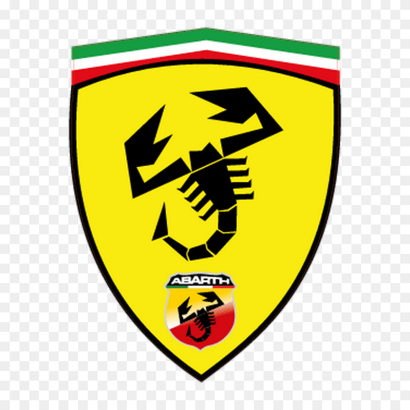 800x800 Abarth Ferrari Logotipo De La Calcomanía - Logotipo De Ferrari Png