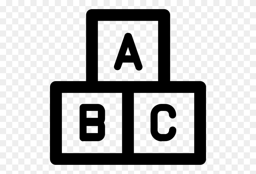 512x511 Abc, Abc Blocks, Значок Алфавита С Png И Векторным Форматом Бесплатно - Abc Blocks Clipart