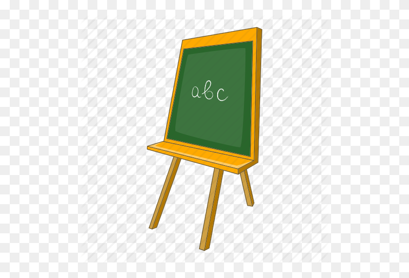 512x512 Abc, Blackboard, Board, Cartoon, Chalk, Chalkboard, School Icon - Blackboard PNG