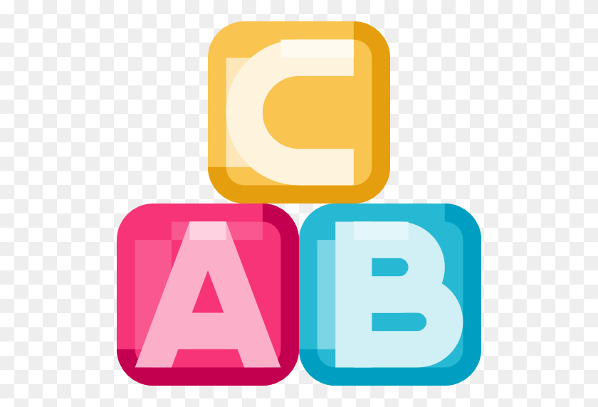 512x512 Abc Block - Abc Blocks Clipart