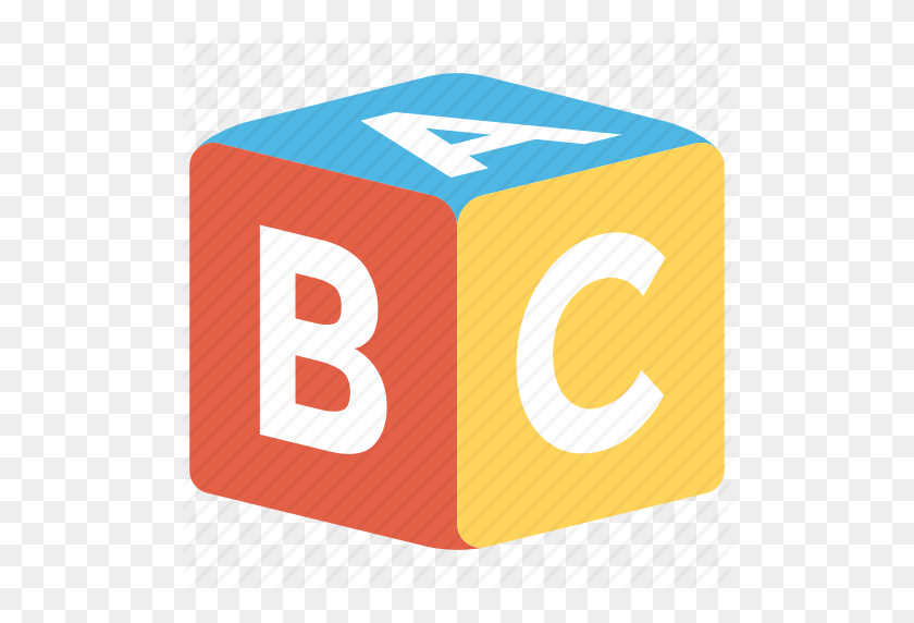 512x512 Abc Block, Alphabet Blocks, Alphablocks, Education, Kindergarten Icon - Baby Blocks Png