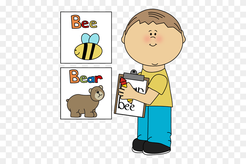 428x500 Abc Word Wall Cards Favorite Websites For Kindergarten Planning - Boy Writing Clipart