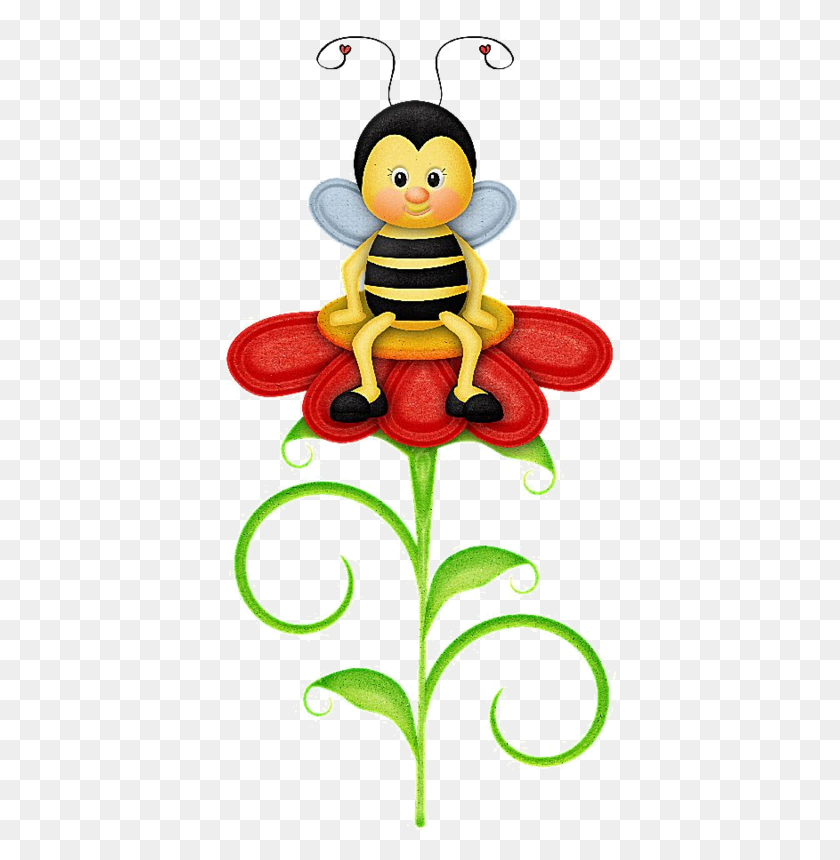 396x800 Abeilles,abeja,abelha,png Church Classroom Decor - Buzzing Bee Clipart