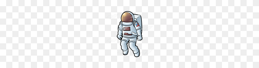 160x160 Abeka Clip Art Astronaut - Astronaut Clipart PNG