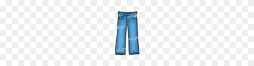160x160 Abeka Clip Art Blue Jeans With Pockets - Blue Jeans Clip Art