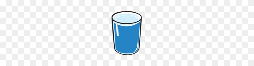 160x160 Абека Клипарт Чашка С Водой - Чашка С Водой Png