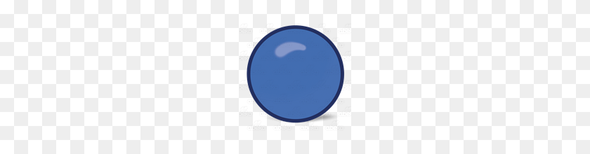 160x160 Abeka Clip Art Dark Blue Gumball - Gumball Clipart