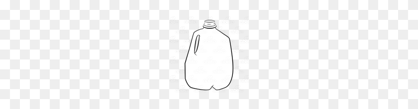 160x160 Кувшин Для Молока На Галлон С Фиолетовой Крышкой - Галлон Молока Клипарт