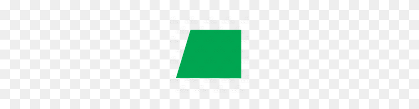 160x160 Abeka Clip Art Green Trapezoid - Trapezoid Clipart