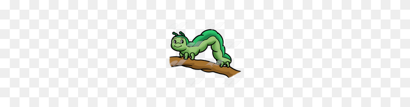160x160 Abeka Clip Art Inchworm On Branch - Hump Day Clipart