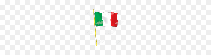 160x160 Abeka Clip Art Italian Flag - Italian Flag Clipart