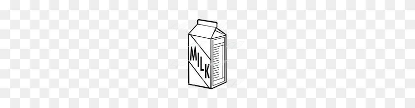 160x160 Abeka Clip Art Milk Carton - Milk Carton PNG