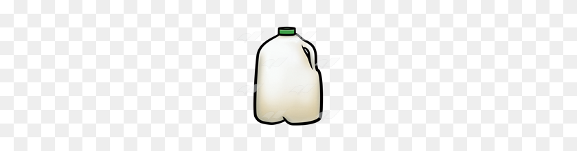160x160 Абека Картинки Кувшин Для Молока С Зеленой Крышкой - Молочный Клипарт Png