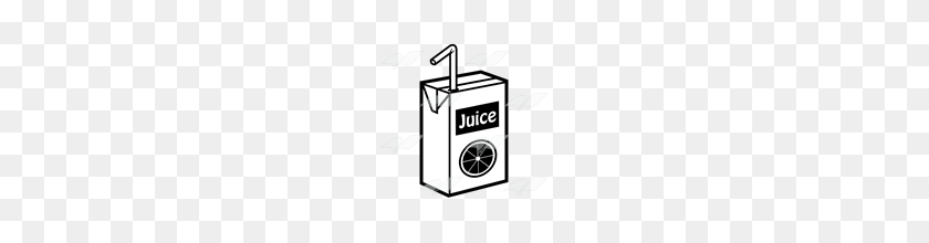 160x160 Abeka Clip Art Orange Juice Box With A Blue Straw - Orange Juice Clipart