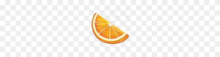 160x160 Abeka Clip Art Orange Slice - Orange Slice PNG