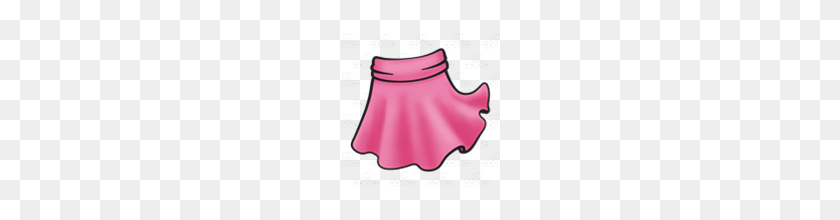 160x160 Abeka Clip Art Pink Skirt - Skirt PNG