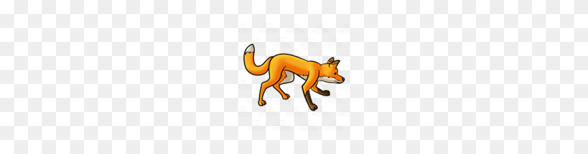 160x160 Abeka Clip Art Sniffing Fox - Sniff Clipart