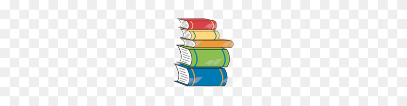 160x160 Abeka Clip Art Stack Of Five Books - Pile Of Books PNG