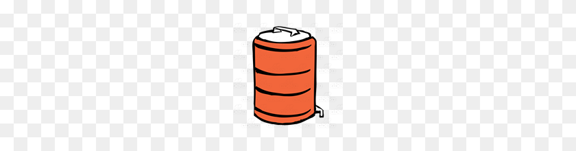 160x160 Abeka Clip Art Water Cooler Orange And White - Water Cooler Clipart